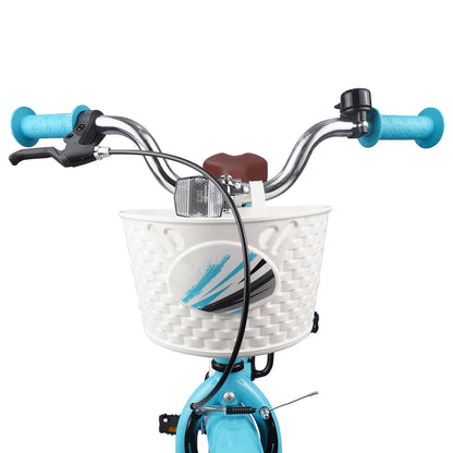 Kids Bike 18 Inches for 5-7 Years Old Light Blue
