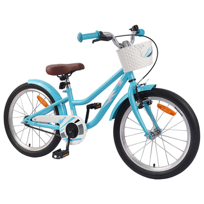 Kids Bike 18 Inches for 5-7 Years Old Light Blue