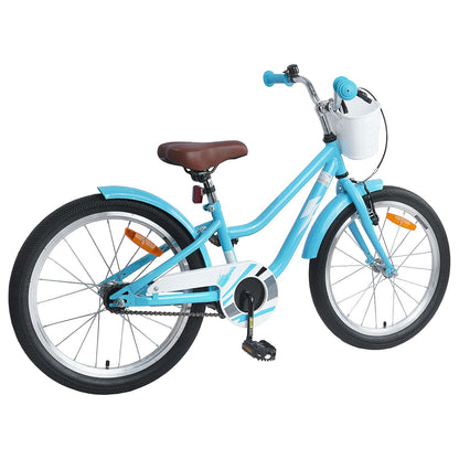 Kids Bike 20 Inches for 6-11 Years Old Light Blue