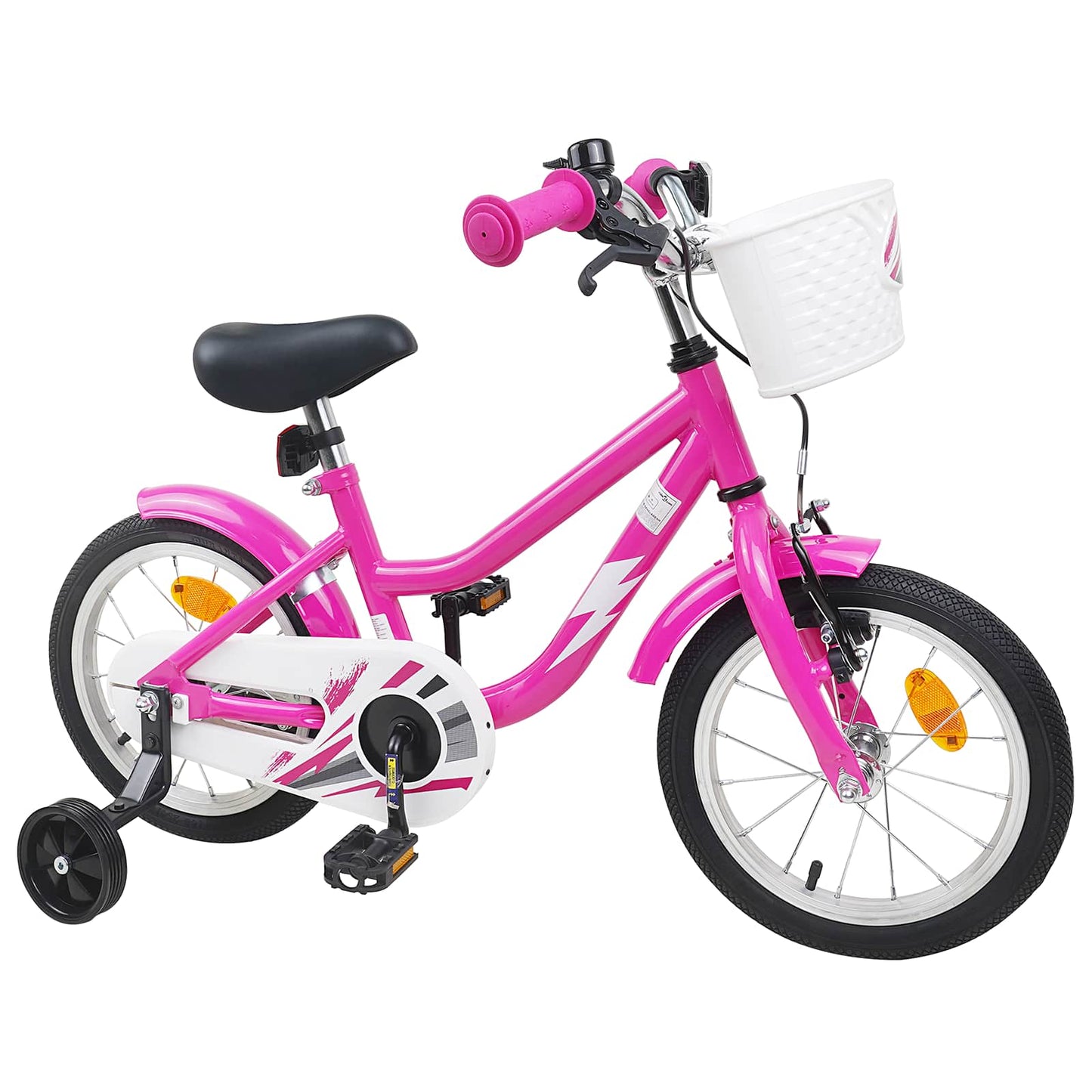 Kids Bike 12 Inches for 2-4 Years Old Dark Pink