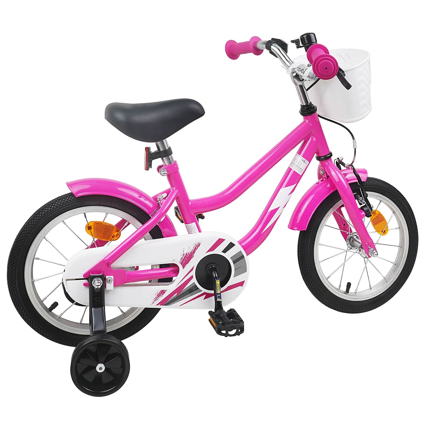 Kids Bike 12 Inches for 2-4 Years Old Dark Pink