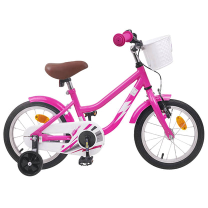 Kids Bike 12 Inches for 2-4 Years Old Dark Pink