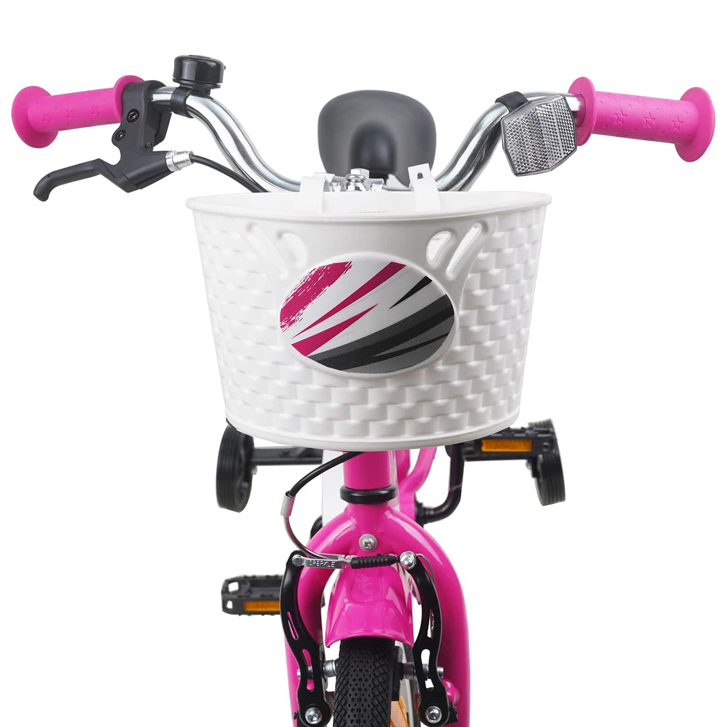 Kids Bike 14 Inches for 3-5 Years Old Dark Pink