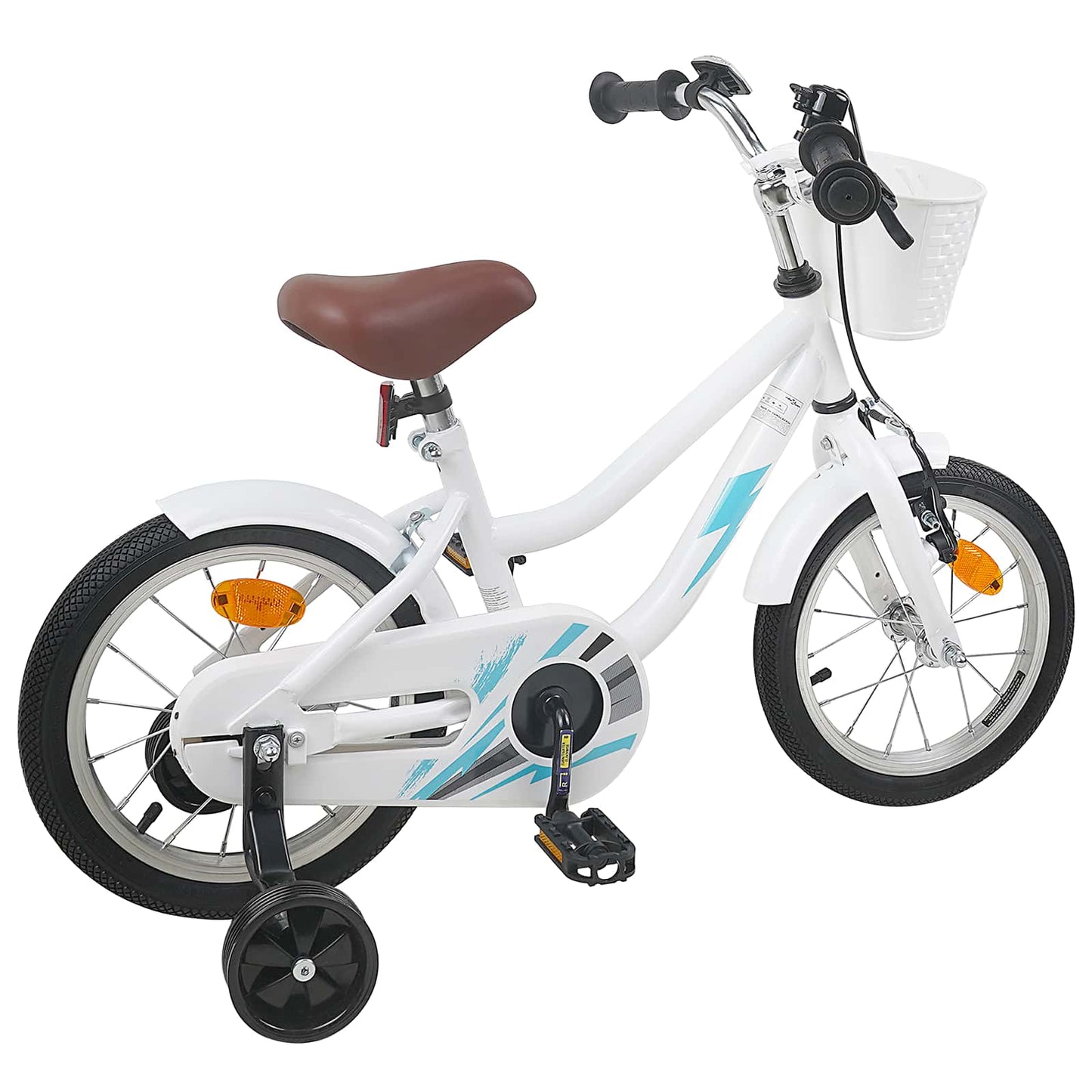 Kids Bike 12 Inches for 2-4 Years Old White