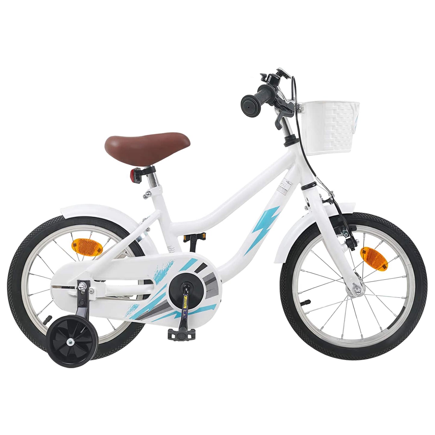 Kids Bike 12 Inches for 2-4 Years Old White
