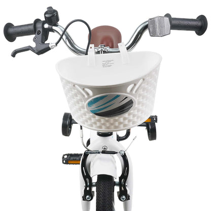 Kids Bike 16 Inches for 4-6 Years Old White