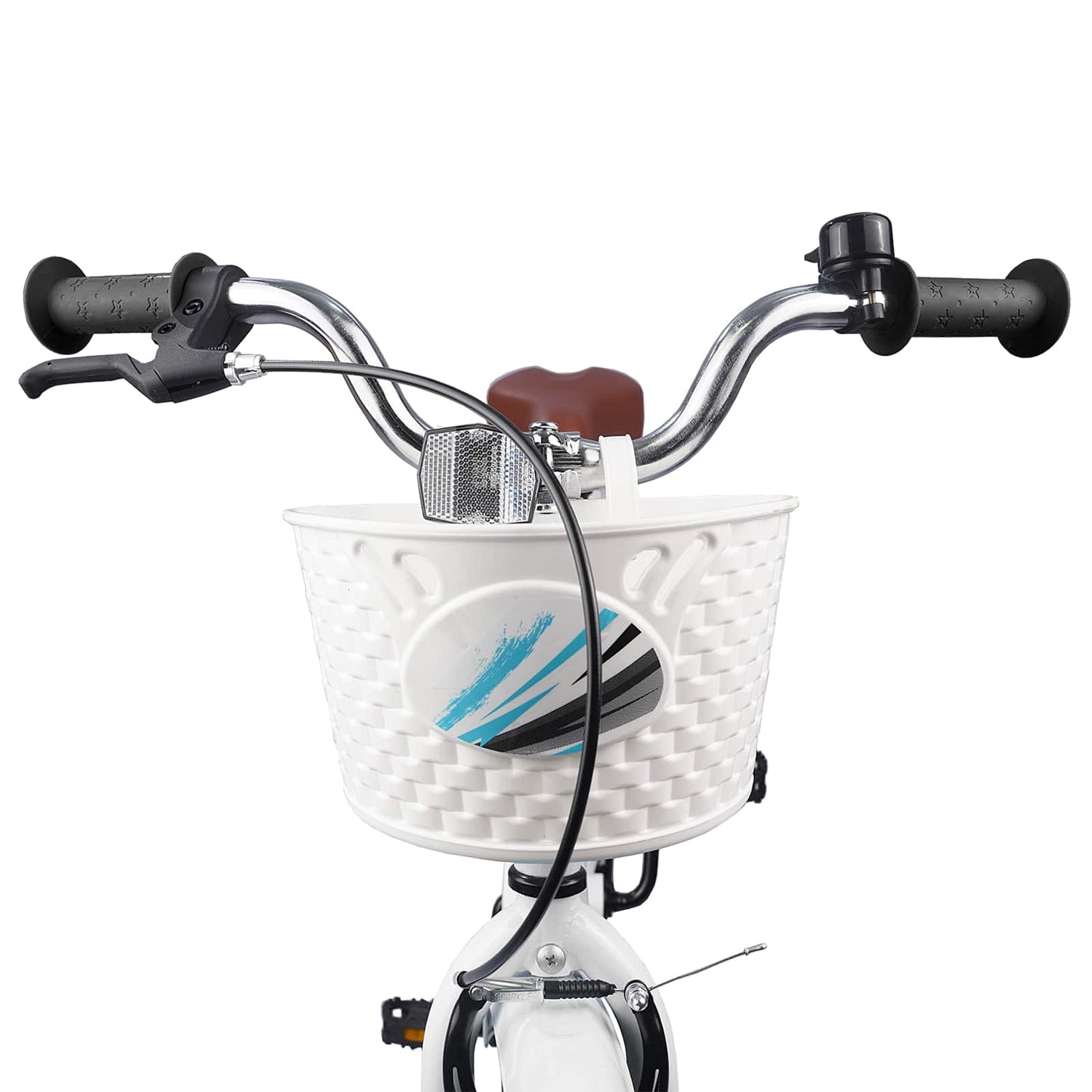 Kids Bike 18 Inches for 5-7 Years Old White
