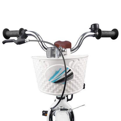 Kids Bike 20 Inches for 6-11 Years Old White