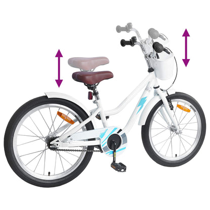 Kids Bike 20 Inches for 6-11 Years Old White