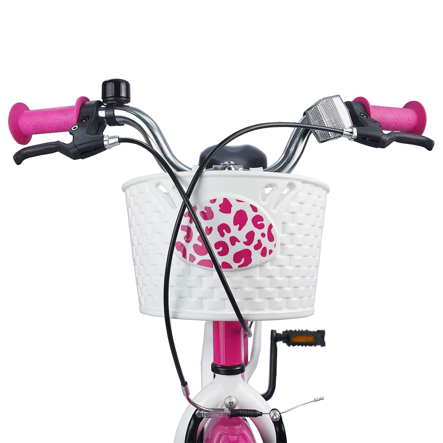 Kids Bike with Training Wheels 18 Inches for 5-7 Years Old Pink
