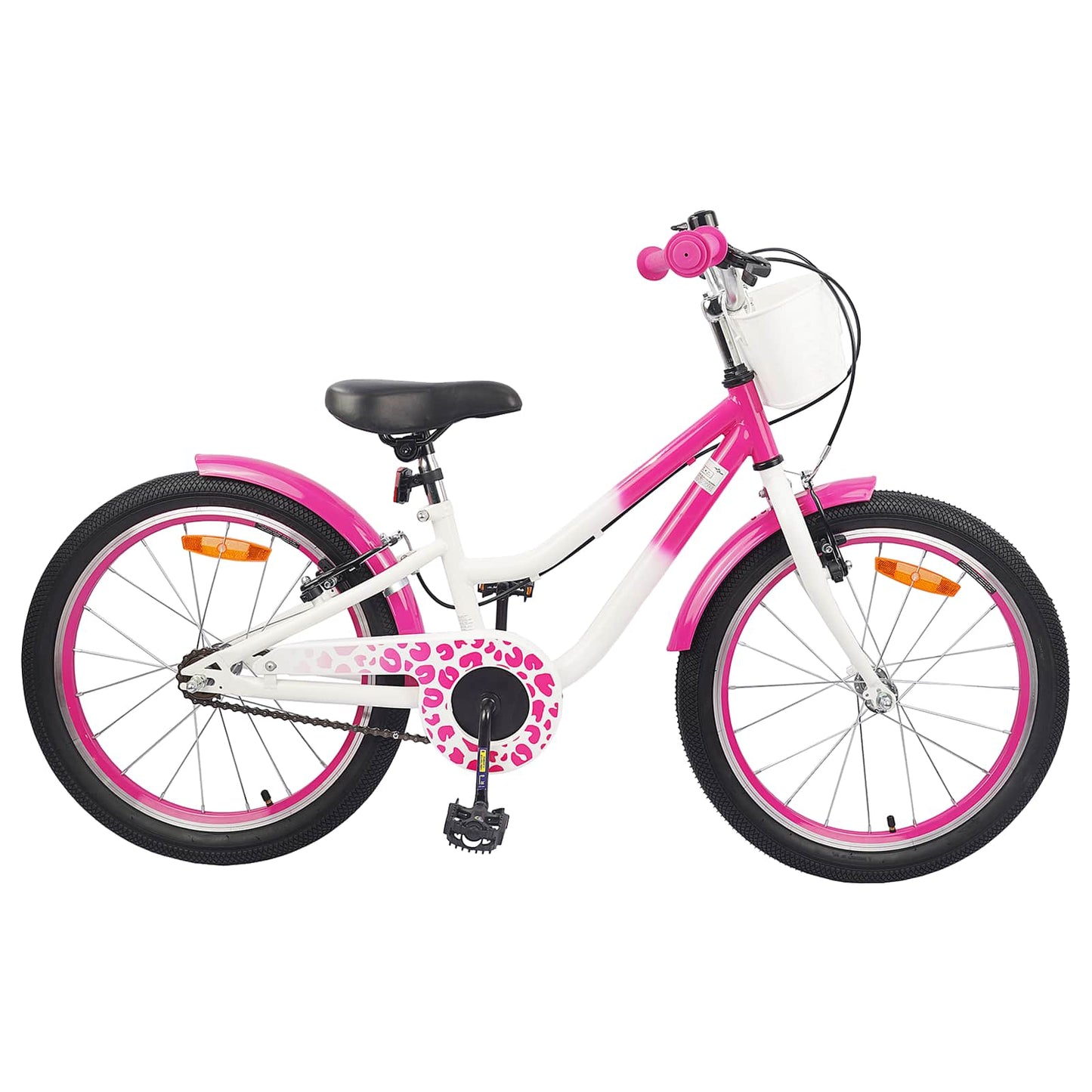 Kids Bike with Training Wheels 18 Inches for 5-7 Years Old Pink