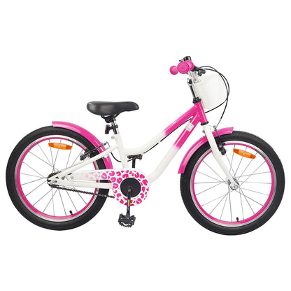 Kids Bike with Training Wheels 18 Inches for 5-7 Years Old Pink