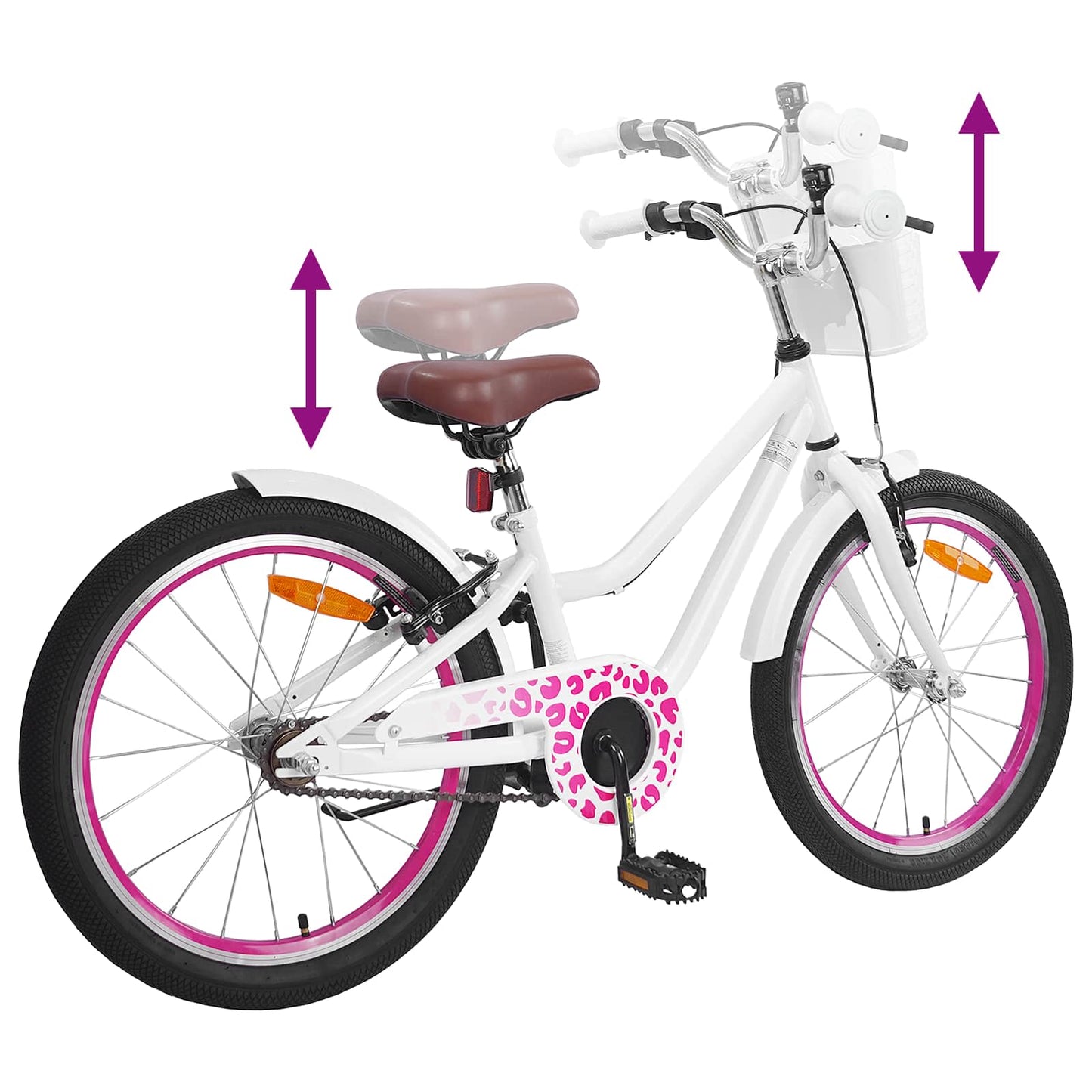 Kids Bike with Training Wheels 18 Inches for 5-7 Years Old