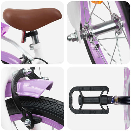 Kids Bike 16 Inches for 4-6 Years Old Purple