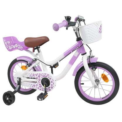 Kids Bike 16 Inches for 4-6 Years Old Purple