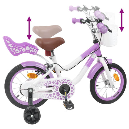 Kids Bike 16 Inches for 4-6 Years Old Purple