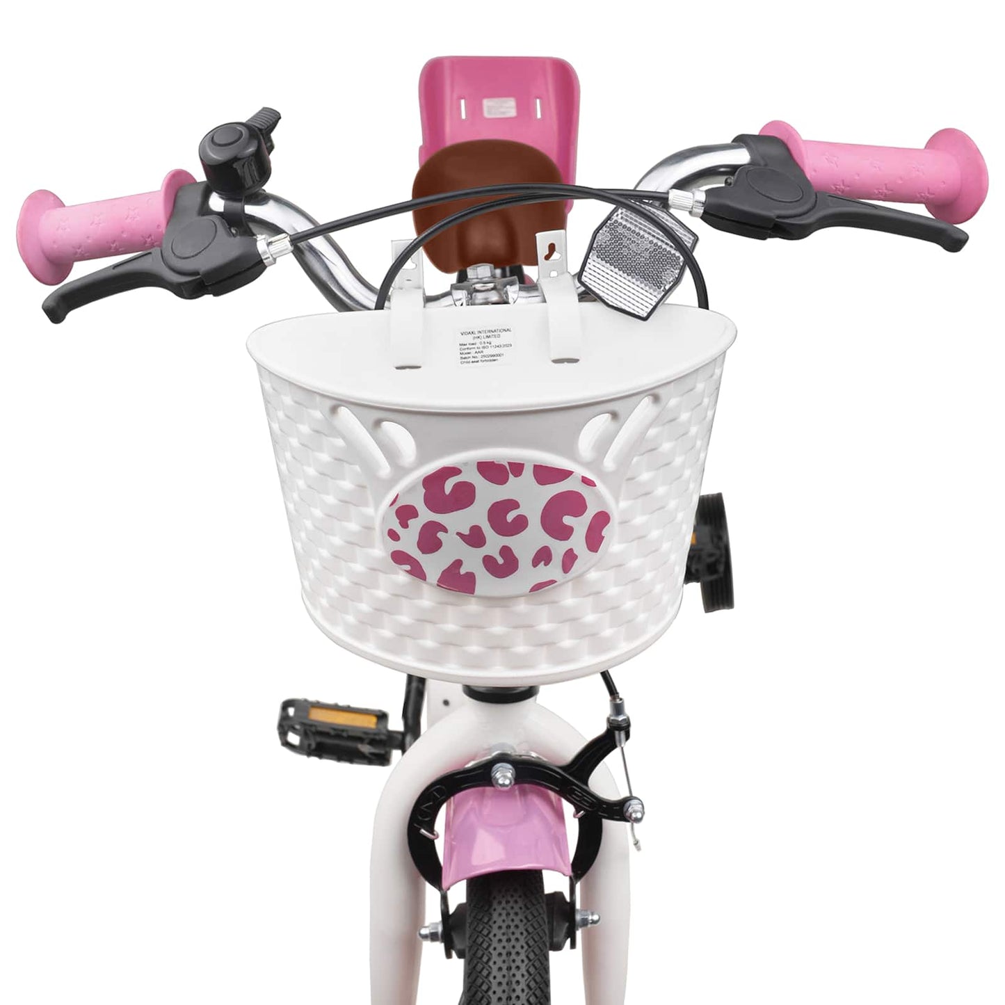 Kids Bike 14 Inches for 3-5 Years Old Light Pink