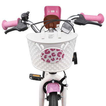 Kids Bike 14 Inches for 3-5 Years Old Light Pink