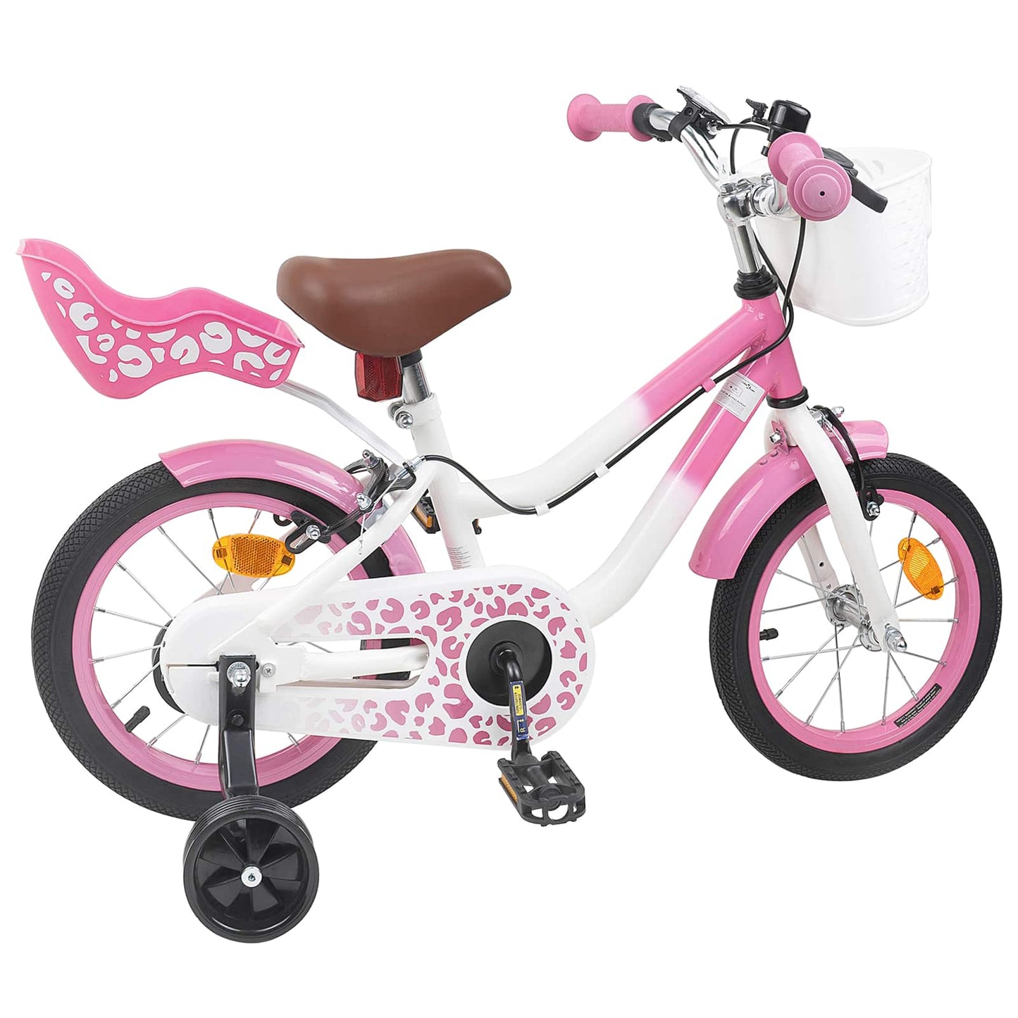 Kids Bike 14 Inches for 3-5 Years Old Light Pink