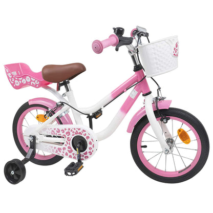 Kids Bike 16 Inches for 4-6 Years Old Light Pink