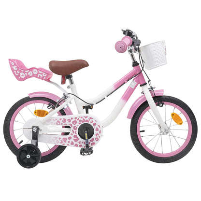 Kids Bike 16 Inches for 4-6 Years Old Light Pink