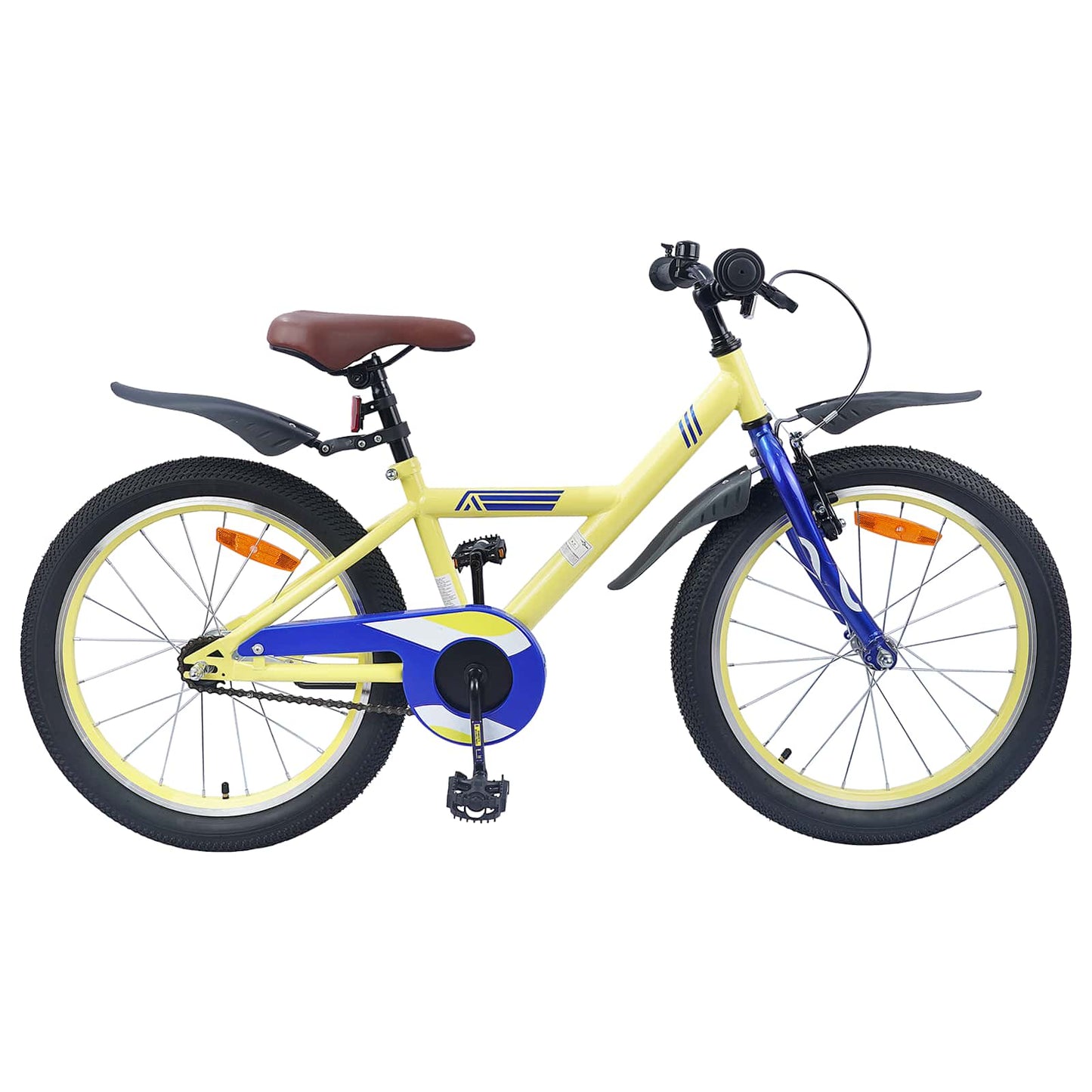 Kids Bike 18'' for 5-7 Years Old Yellow