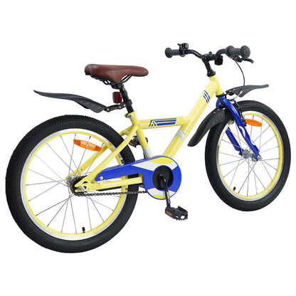 Kids Bike 20 Inches for 6-11 Years Old Yellow