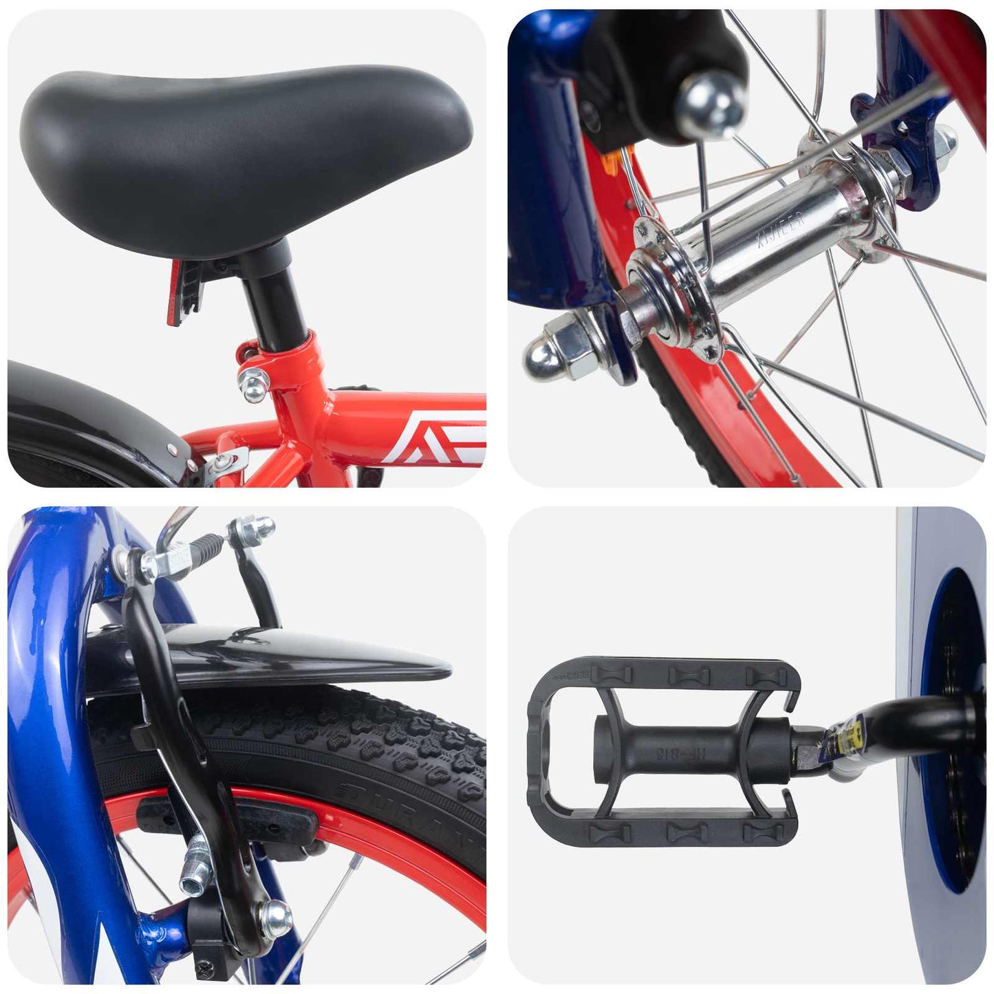 Kids Bike 14 Inches for 3-5 Years Old Red