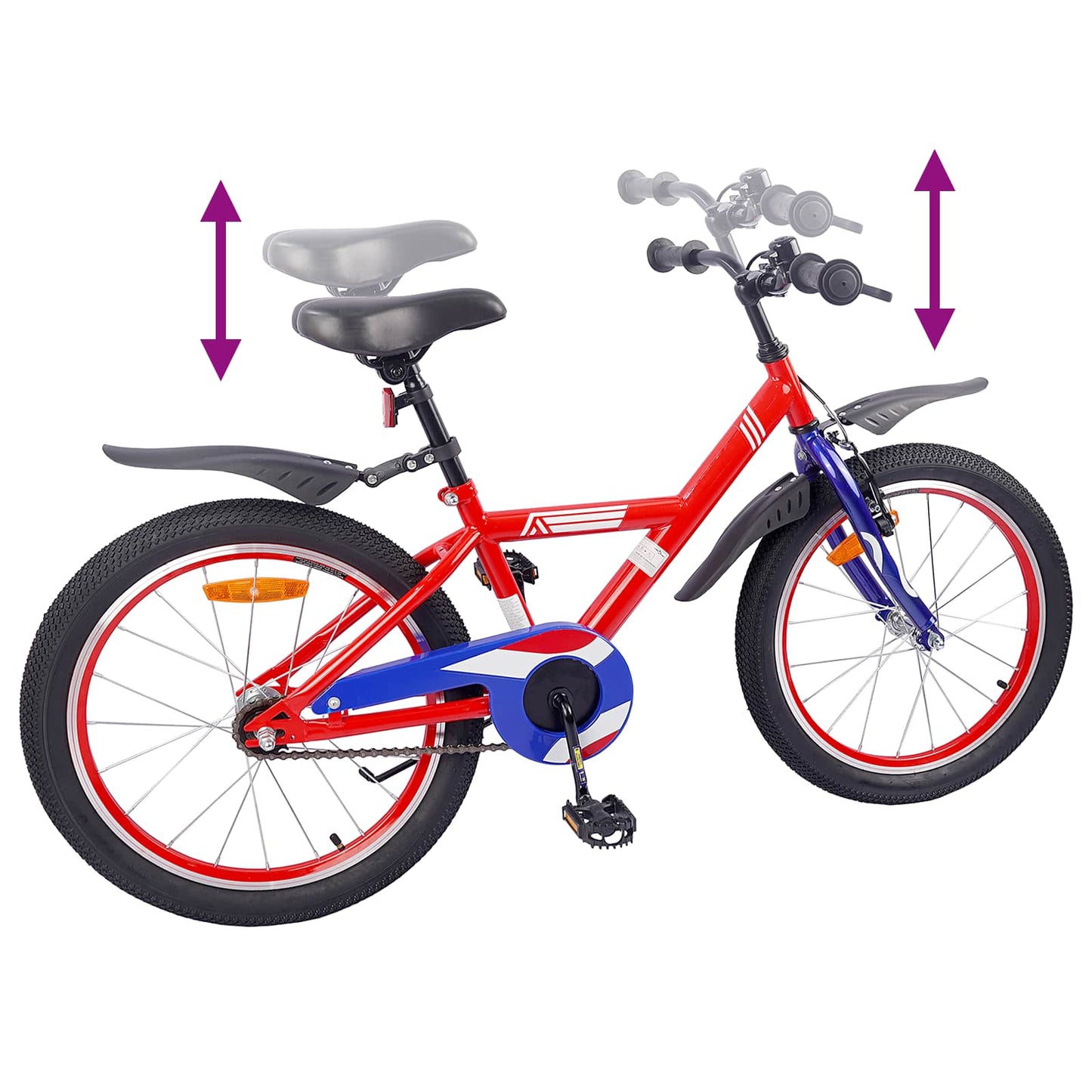 Kids Bike 18 Inches for 5-7 Years Old Red