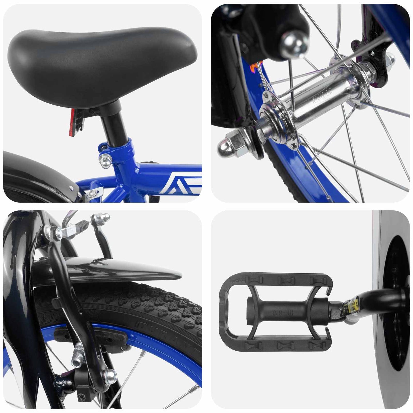 Kids Bike 14 Inches for 3-5 Years Old Dark Blue