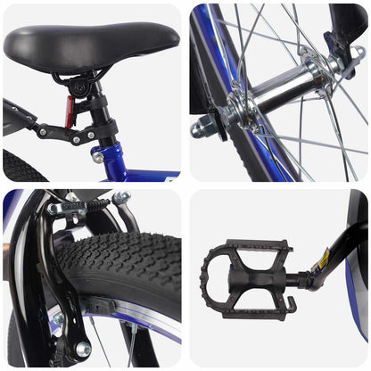 Kids Bike 20 Inches for 6-11 Years Old Dark Blue