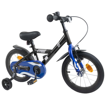 Kids Bike 14 Inches for 3-5 Years Old Black