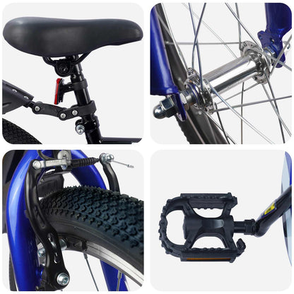 Kids Bike 18 Inches for 5-7 Years Old Black