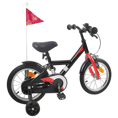 Kids Bike 14 Inches for 3-5 Years Old Black