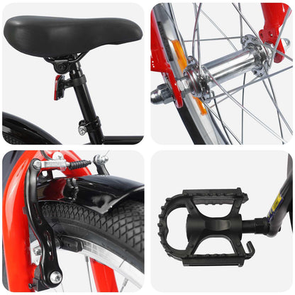 Kids Bike 20 Inches for 6-11 Years Old Black
