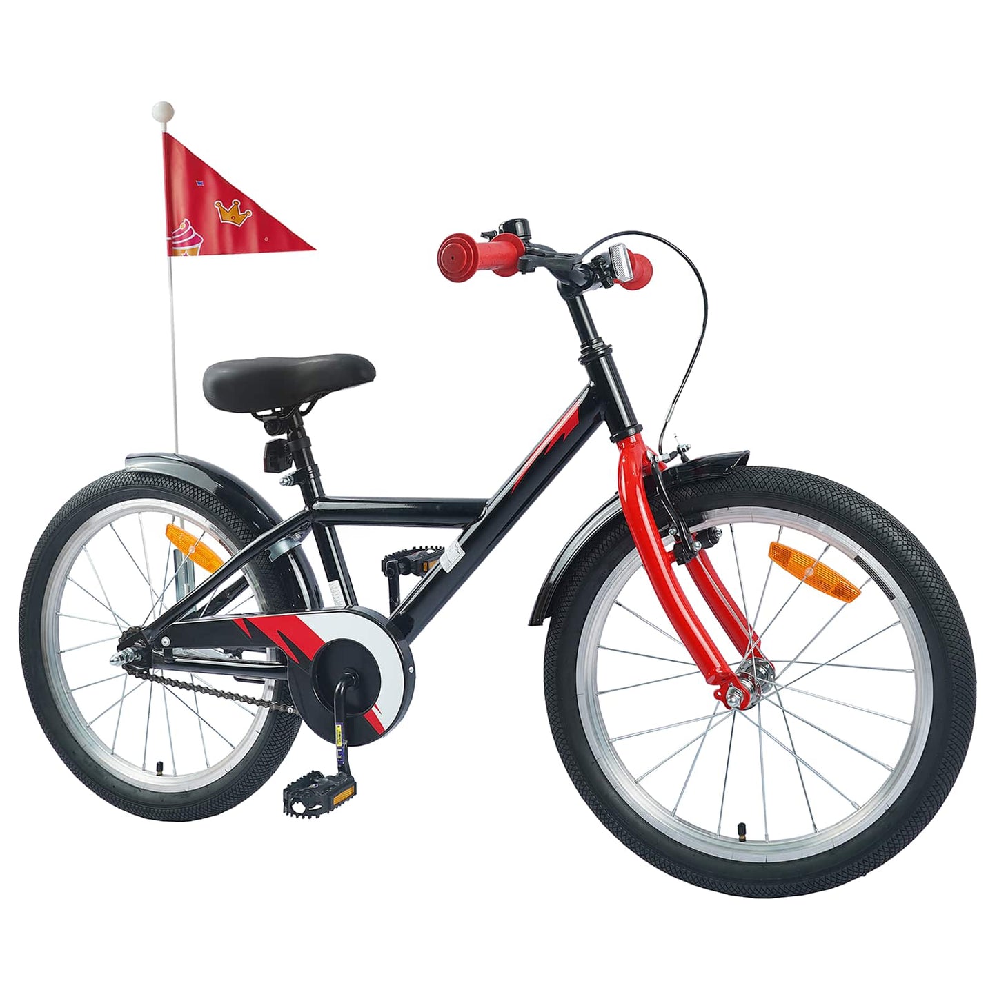 Kids Bike 20 Inches for 6-11 Years Old Black