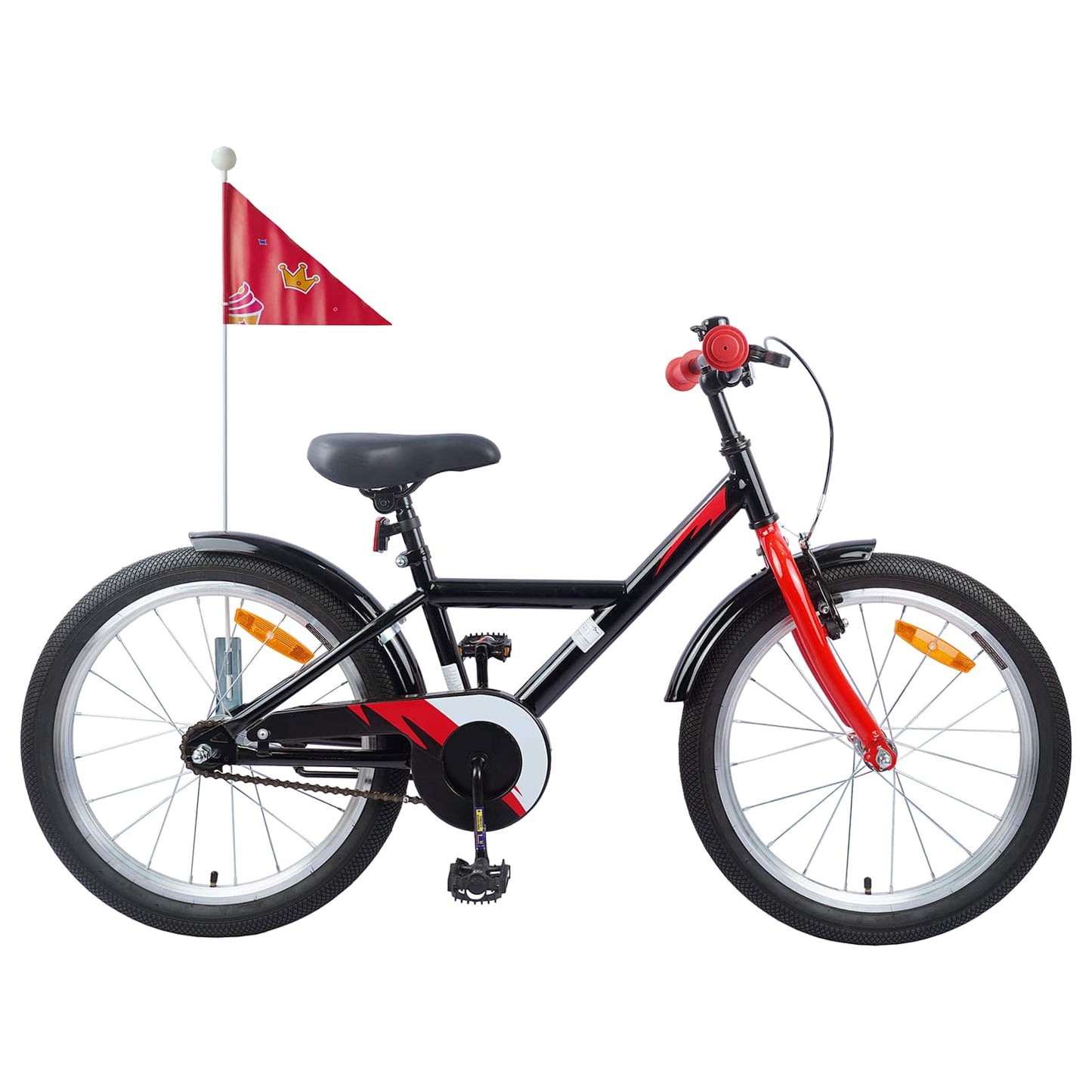 Kids Bike 20 Inches for 6-11 Years Old Black