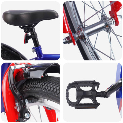 Kids Bike 18 Inches for 5-7 Years Old Dark Blue