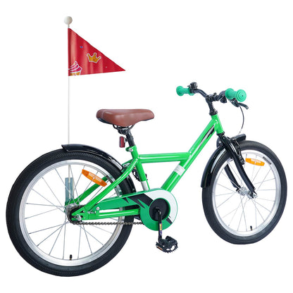 Kids Bike 18 Inches for 5-7 Years Old Green