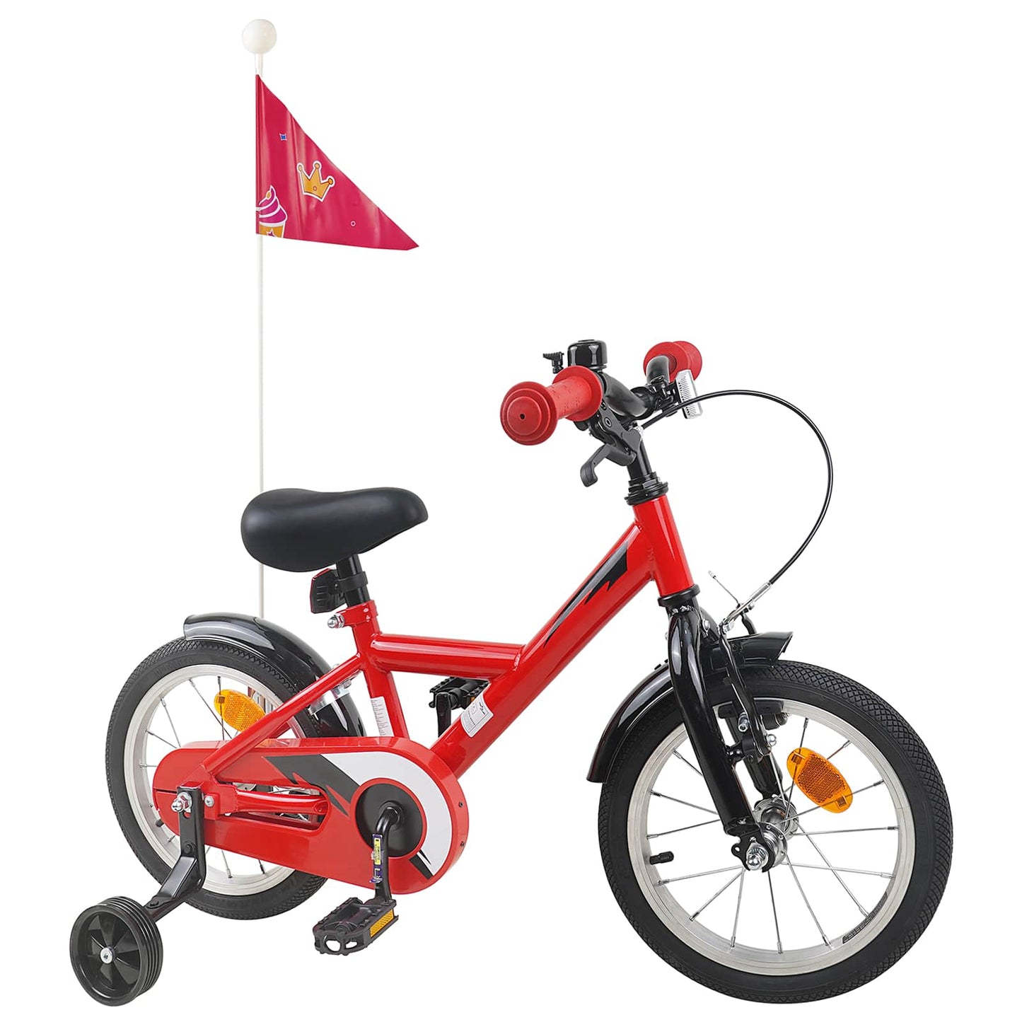Kids Bike 12 Inches for 2-4 Years Old Red