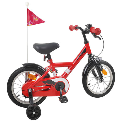 Kids Bike 14 Inches for 3-5 Years Old Red