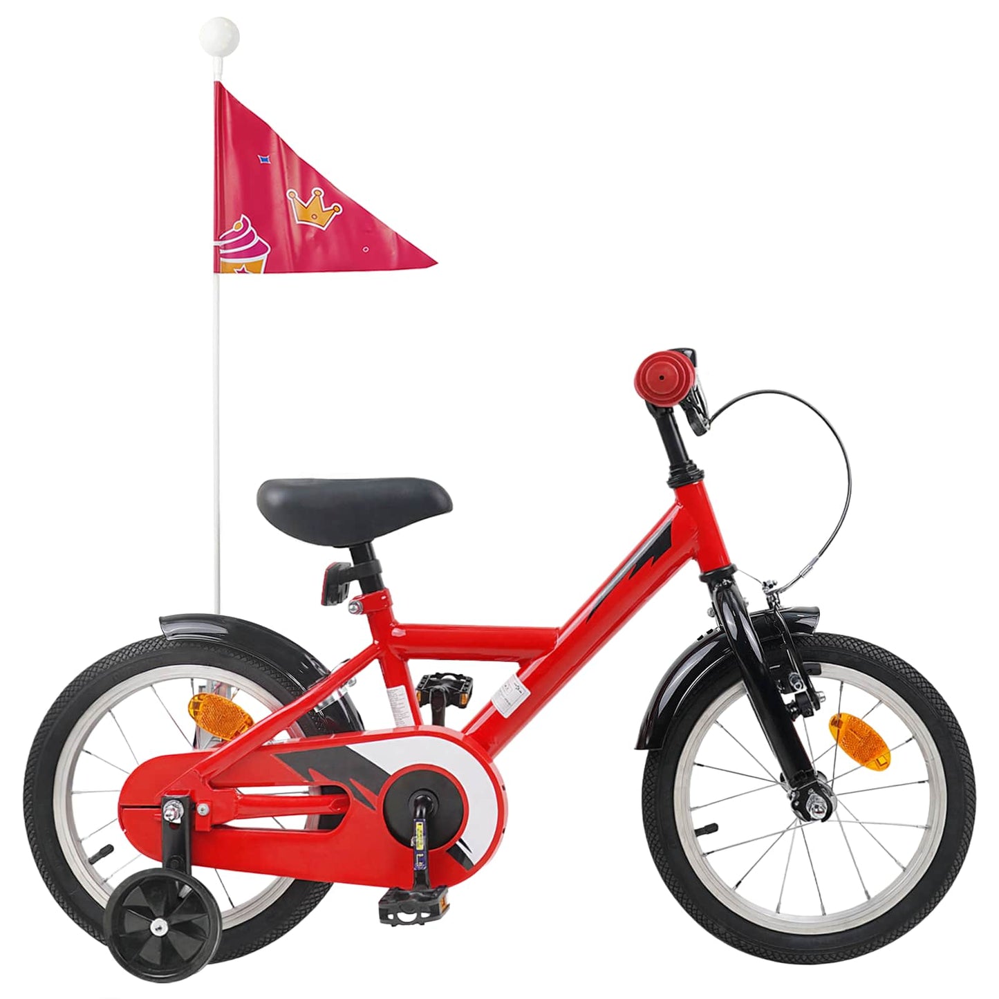Kids Bike 16 Inches for 4-6 Years Old Red