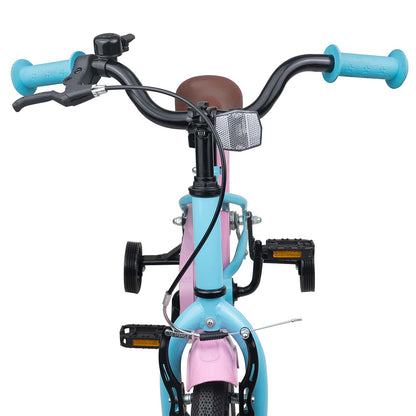 Kids Bike 12 Inches for 2-4 Years Old Light Blue
