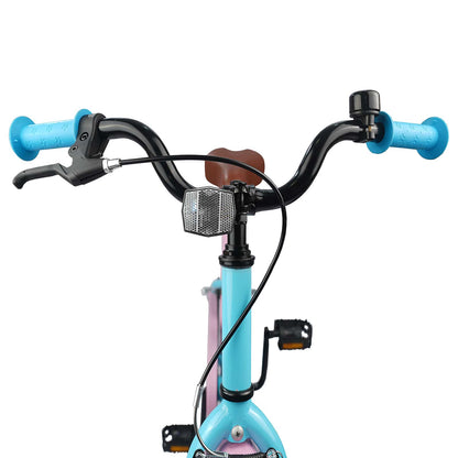 Kids Bike 18 Inches for 5-7 Years Old Light Blue