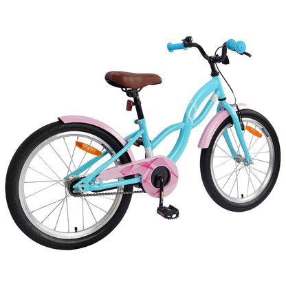 Kids Bike 20 Inches for 6-11 Years Old Light Blue