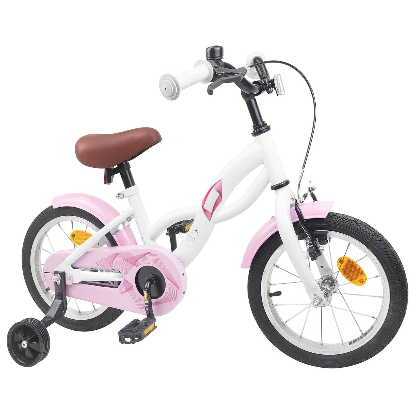 Kids Bike 12 Inches for 2-4 Years Old White
