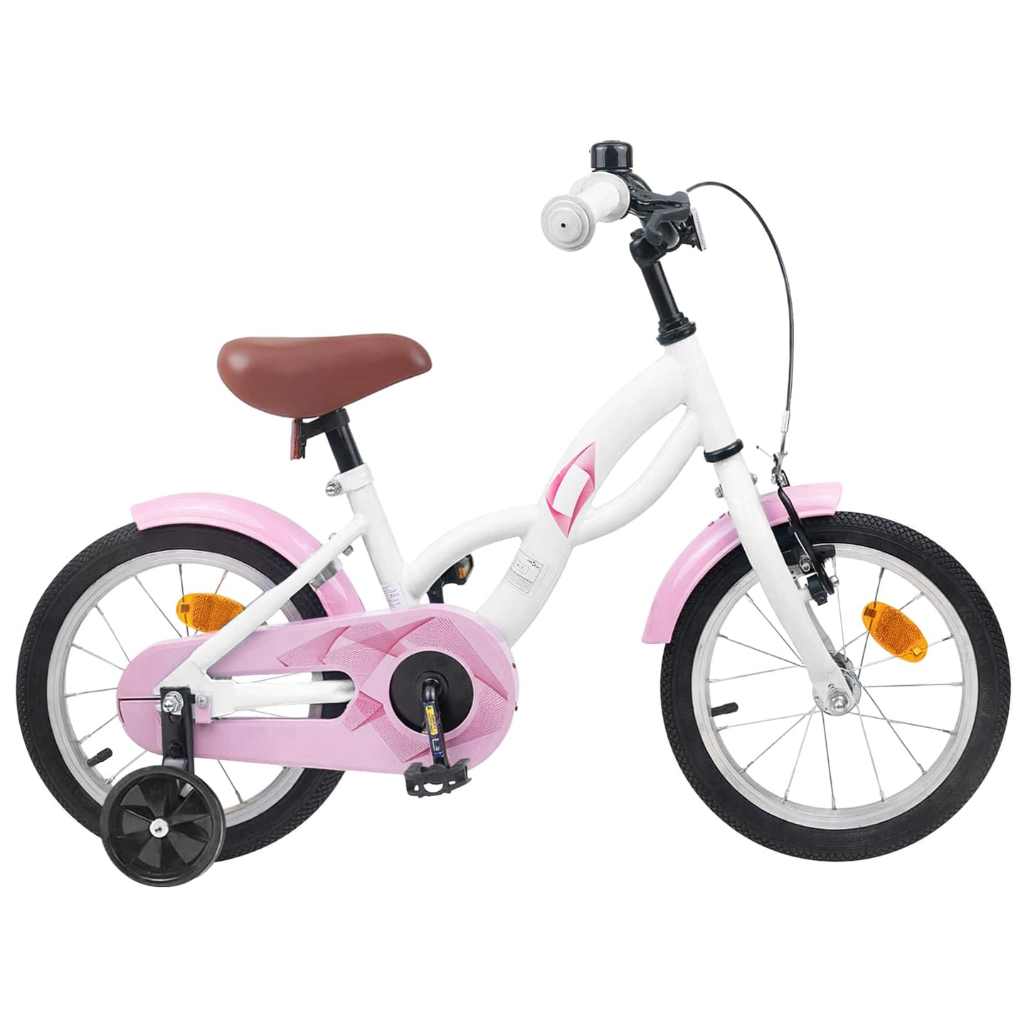 Kids Bike 12 Inches for 2-4 Years Old White