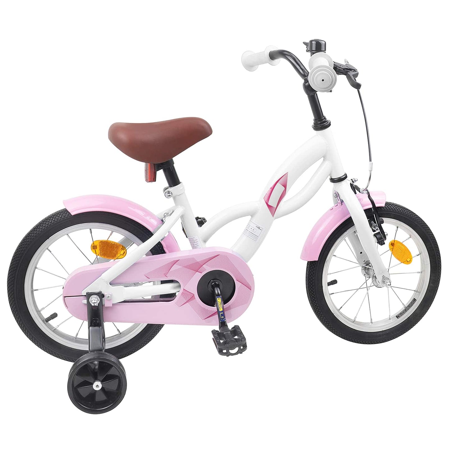 Kids Bike 16 Inches for 4-6 Years Old White