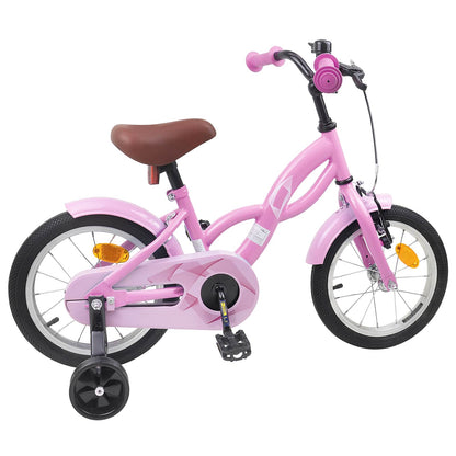 Kids Bike 14 Inches for 3-5 Years Old Light Pink