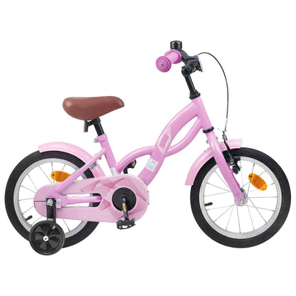 Kids Bike 14 Inches for 3-5 Years Old Light Pink
